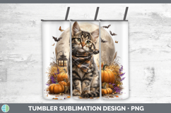 GorgeousCats Halloween Bandana Tumbler design.