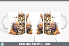 GorgeousCats Halloween Mug Wrap design.