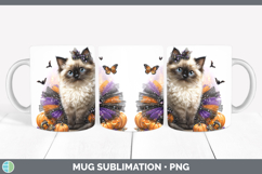 GorgeousCats Halloween Mug Wrap design.