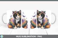 GorgeousCats Halloween Mug Wrap design.