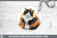 GorgeousCats Halloween Keychain design.