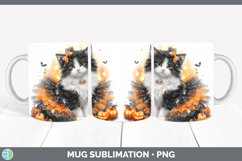 GorgeousCats Halloween Mug Wrap design.