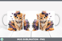 GorgeousCats Halloween Mug Wrap design.
