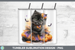 GorgeousCats Halloween Tumbler design.