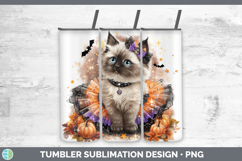 GorgeousCats Halloween Tumbler design.