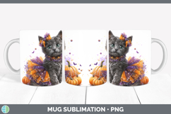GorgeousCats Halloween Mug Wrap design.