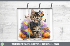 GorgeousCats Halloween Tumbler design.