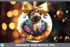 GorgeousCats Halloween Ornament design.