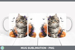 GorgeousCats Halloween Mug Wrap design.