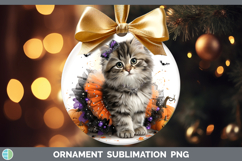 GorgeousCats Halloween Ornament design.