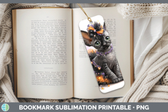 GorgeousCats Halloween Bookmark design.