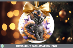 GorgeousCats Halloween Ornament design.