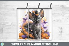 GorgeousCats Halloween Tumbler design.