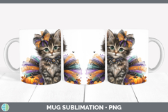 GorgeousCats Halloween Mug Wrap design.