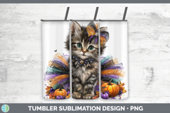 GorgeousCats Halloween Tumbler design.