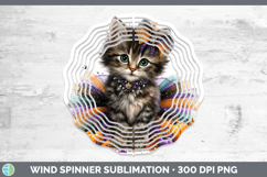 GorgeousCats Halloween Wind Spinner design.