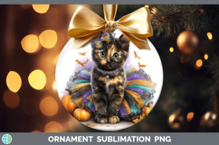 GorgeousCats Halloween Ornament design.