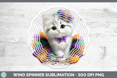GorgeousCats Halloween Wind Spinner design.