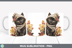 GorgeousCats Knit Hat Mug Wrap design.