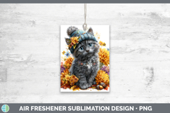 GorgeousCats Knit Hat Air Freshener design.