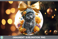 GorgeousCats Knit Hat Ornament design.