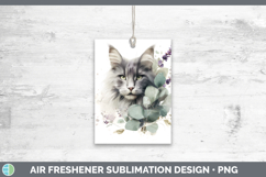 GorgeousCats Lavender and Eucalyptus Air Freshener design.