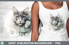 GorgeousCats Lavender and Eucalyptus Shirt design.