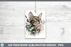 GorgeousCats Lavender and Eucalyptus Air Freshener design.
