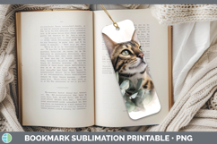 GorgeousCats Lavender and Eucalyptus Bookmark design.