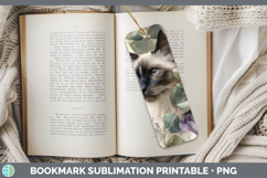 GorgeousCats Lavender and Eucalyptus Bookmark design.