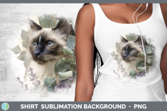 GorgeousCats Lavender and Eucalyptus Shirt design.