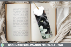 GorgeousCats Lavender and Eucalyptus Bookmark design.