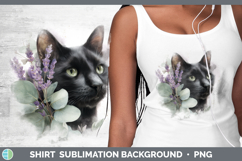 GorgeousCats Lavender and Eucalyptus Shirt design.