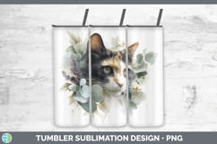 GorgeousCats Lavender and Eucalyptus Tumbler design.