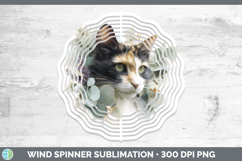 GorgeousCats Lavender and Eucalyptus Wind Spinner design.