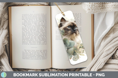 GorgeousCats Lavender and Eucalyptus Bookmark design.