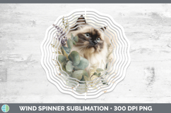 GorgeousCats Lavender and Eucalyptus Wind Spinner design.