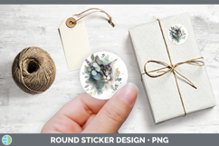 GorgeousCats Lavender and Eucalyptus Stickers design.