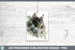 GorgeousCats Lavender and Eucalyptus Air Freshener design.