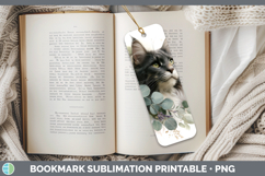 GorgeousCats Lavender and Eucalyptus Bookmark design.
