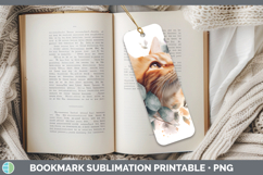 GorgeousCats Lavender and Eucalyptus Bookmark design.