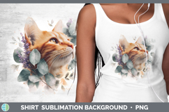 GorgeousCats Lavender and Eucalyptus Shirt design.