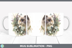 GorgeousCats Lavender and Eucalyptus Mug Wrap design.