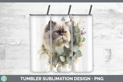 GorgeousCats Lavender and Eucalyptus Tumbler design.
