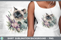 GorgeousCats Lavender and Eucalyptus Shirt design.
