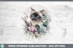GorgeousCats Lavender and Eucalyptus Wind Spinner design.