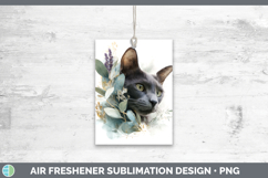 GorgeousCats Lavender and Eucalyptus Air Freshener design.