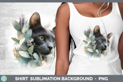 GorgeousCats Lavender and Eucalyptus Shirt design.
