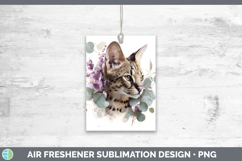 GorgeousCats Lavender and Eucalyptus Air Freshener design.