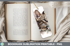 GorgeousCats Lavender and Eucalyptus Bookmark design.
